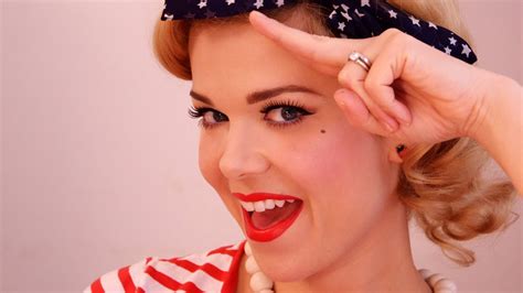 Vintage Sailor Pinup Makeup YouTube