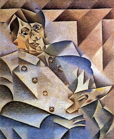 Kubisme Portret Van Pablo Picasso Juan Gris Geometrische Wiskundige