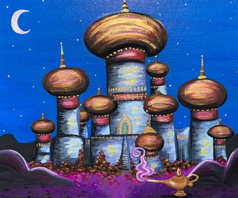 Aladdins Castle Agrabah Hand Painted Etsy Hong Kong