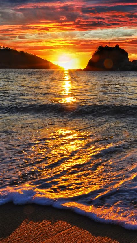 Sea Sunset Iphone Wallpapers Free Download