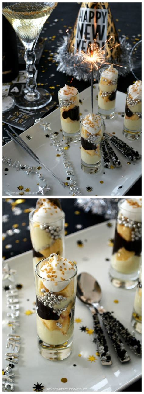 A Sparkling New Years Celebration And Mini Parfaits New Years Eve