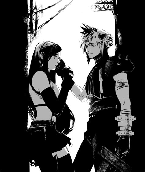 Final Fantasy Vii Cloud Final Fantasy Artwork Final Fantasy Vii Remake Cloud And Tifa Cloud