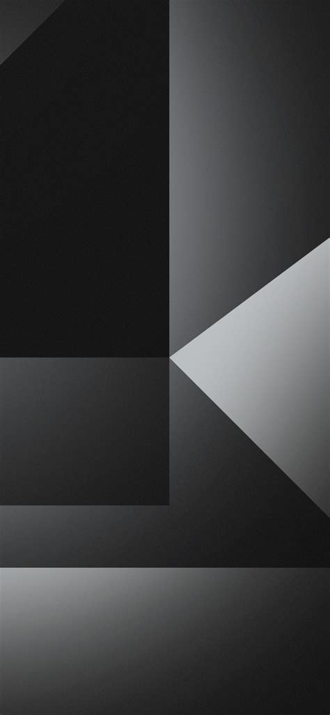 1125x2436 Dark Grey Abstract Shapes 4k Iphone Xsiphone 10iphone X Hd
