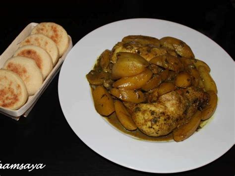 Tajine de poulet aux pommes de terre