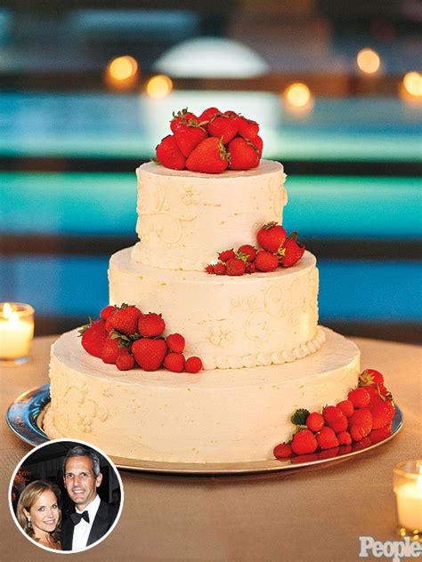 Zesty lemon cake, mint choc chip, coconut cake, lime wedding cake menu. Katie Couric & John Molner's Strawberry-Lemon Wedding Cake ...