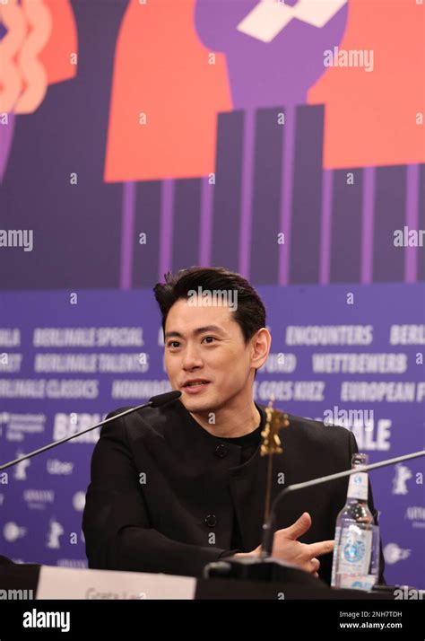 berlin germany 19th february 2023 actor teo yoo at the press conference for the film past