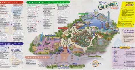 California Adventure 2001 Disney Maps Pinterest Disneyland Map