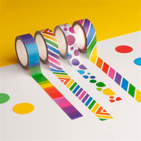 Rainbow Washi Tape By Colour Their Day