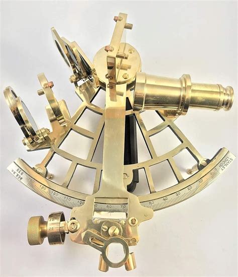 sextant working sextant astrolabe vintage functional original antique brass bronze t at rs
