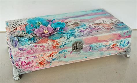 Shimmerz Paints Altered Wooden Box