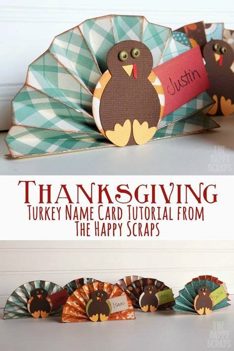 turkey name card tutorial thanksgiving crafts thanksgiving place cards thanksgiving diy