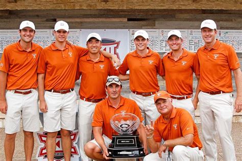 Texas Longhorns Mens Golf Wins Fourth Straight Big 12 Championship