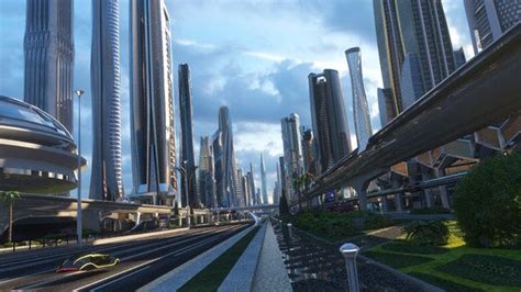 Buildings Main 3d Model Turbosquid 1308045 In 2020 Futuristic City