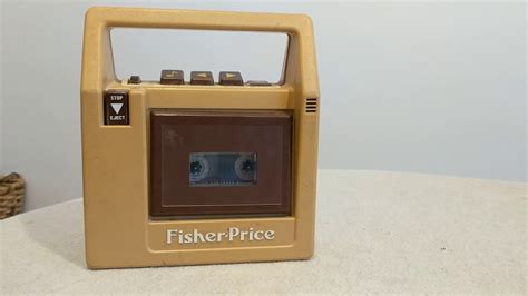 Vintage 1987 Fisher Price Tape Player Recorder Youtube