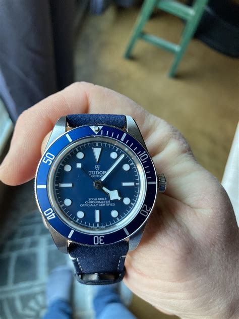 Wts Tudor Black Bay 58 Blue On Soft Tough Leather Great Condition