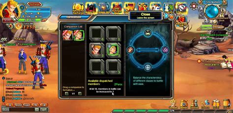 It is now 250 years after the last events which. Dragon Ball Z Online Web - First Set Formation - YouTube