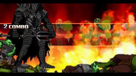 Mugen Battle Mania 83 Kratos Vs The Dark Lord Sauron Youtube