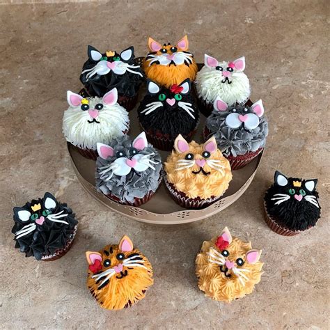 Cat Themed Birthday Cat Cupcakes Kitten Cake Cat Cake