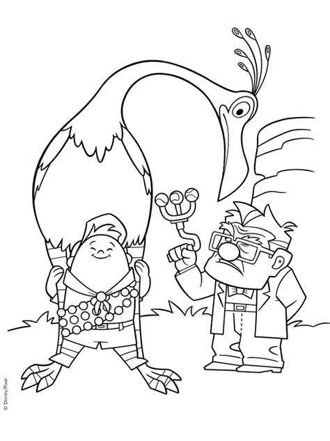 Pixar Up House Coloring Page