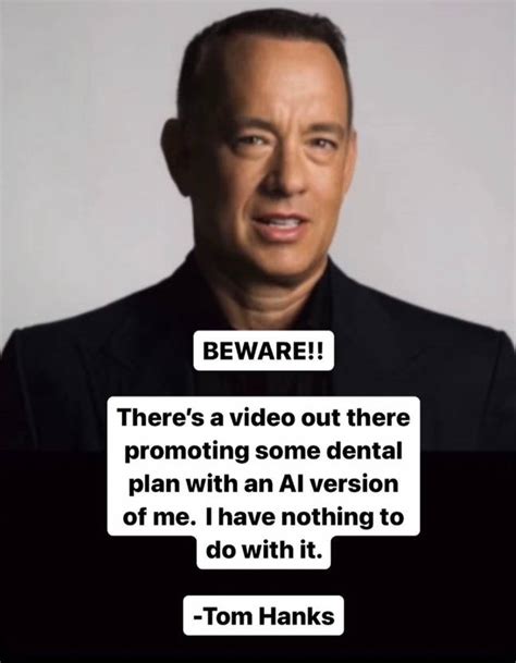people say the ‘ai apocalypse is here after tom hanks bizarre deepfake ad
