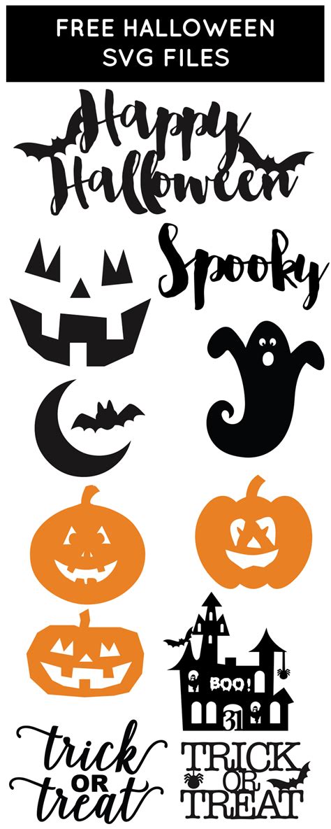 Free Halloween Svg Images For Cricut Newer Designs Also Include Dxf Cut Files Printable