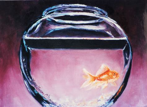 Welcome to the fish bowl official page! The Fish Bowl Painting by Ellen Lerner ODonnell