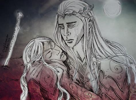 Red Sun Rising Thranduil And His Wife By Farrahphoenix On Deviantart