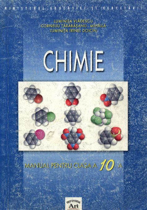 Pdf Chimie Manual Pentru Clasa A 10 A Nicolae Anghel