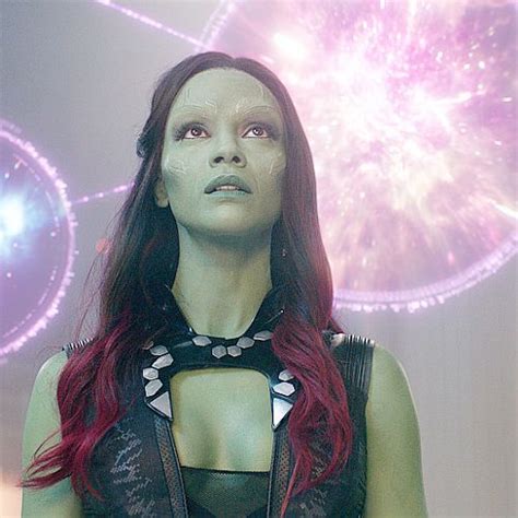 Zoe Saldana As Gamora In Guardians Of The Galaxy Gamora Marvel Marvel Marvel Photo