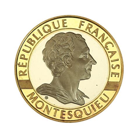 10 Francs Bimetallique Montesquieu