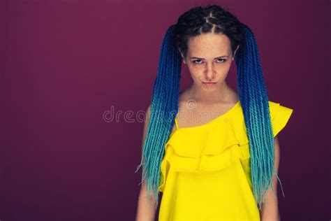 Unhappy Freckle Faced Girl Stock Image Image Of Frustrated 5217921