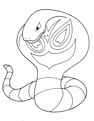 Pokemon Arbok Coloring Pages Coloring Pages