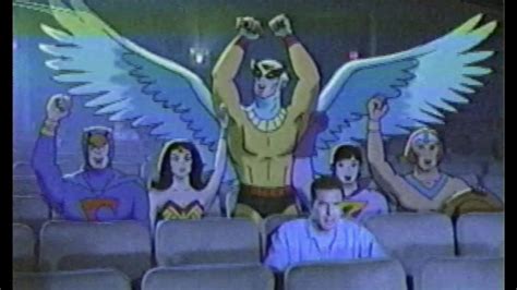 2000 cartoon network superheroes go to the movie theater promo youtube