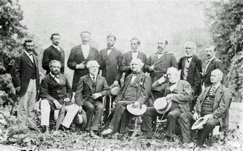 Image Robert E Lee With His Generals 1869