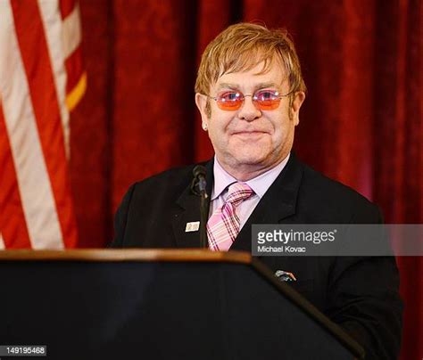 The Elton John Aids Foundation And Unaids Breakfast Photos And Premium
