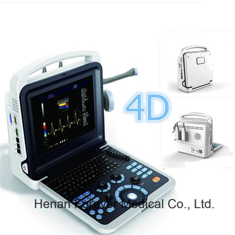 Medical Diagnosis Equipment Cardiac Color Doppler Portable 4d