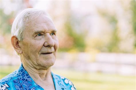 Premium Photo Portrait Of Senior Caucasian Man