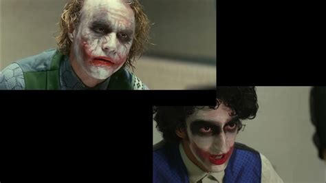 The Dark Knight Scene Recreation Batman Interrogates Joker W