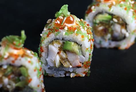 Spider Roll Tempura Soft Shell Crab Avocado And Spicy