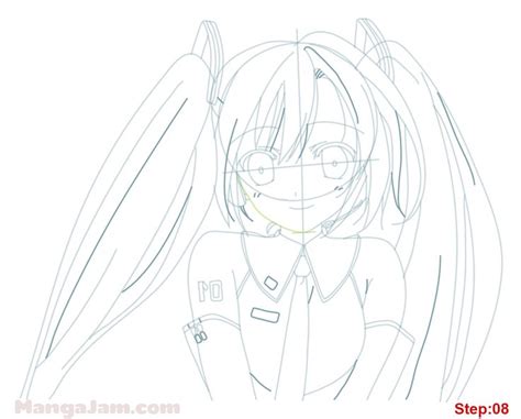 Lets Learn How To Draw Hatsune Miku From Vocaloid Today Hatsune Miku