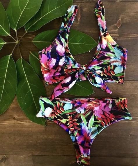 Aloha Summer Bikini Set Print Bikini Swimwear Bikini My Xxx Hot Girl