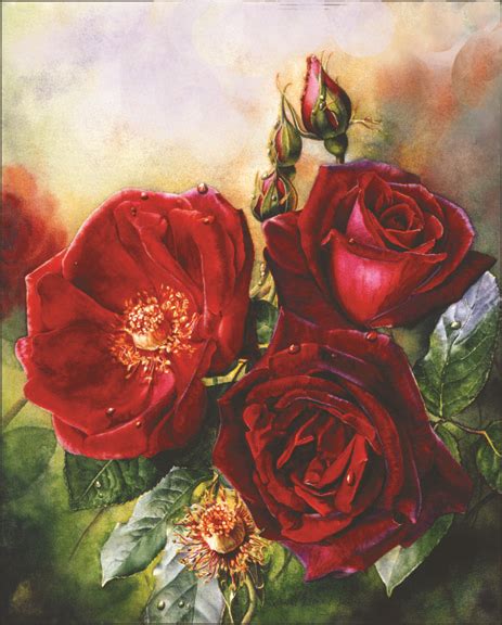 How To Paint Roses And Other Subjects Using Glowing Reds Susan