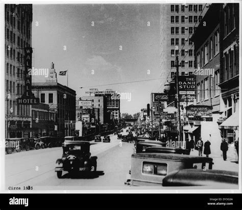 Capitol Street Looking West Circa 1935 Stock Photo Alamy