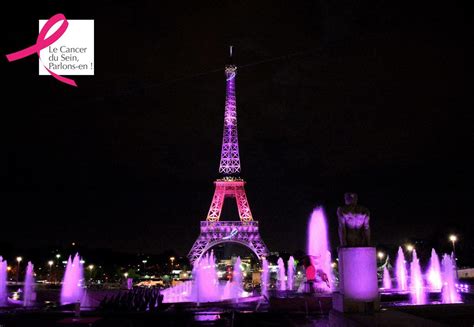 Paris Eiffel Tower Goes Pink For Breast Cancer Awareness Month Dr Claudia Six Phd Sex
