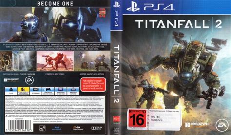 Titanfall 2 Dvd Cover And Label 2016 Pal Ps4