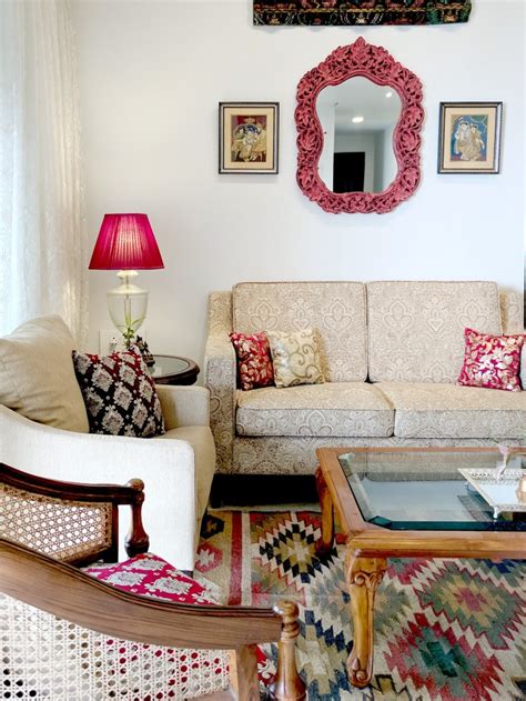 Red And Cream Living Room Reveal One Brick At A Time