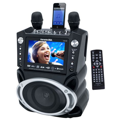 Karaoke Usa Dvdcdgmp3g Bluetooth Karaoke System With 7 Inch Tft