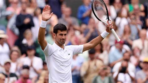 Novak Djokovic Miomir Kecmanovic Wimbledon