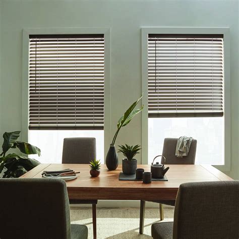 Cordless Faux Wood Blind