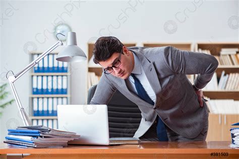 Businessman Feeling Pain In The Office Stock Photo 381503 Crushpixel